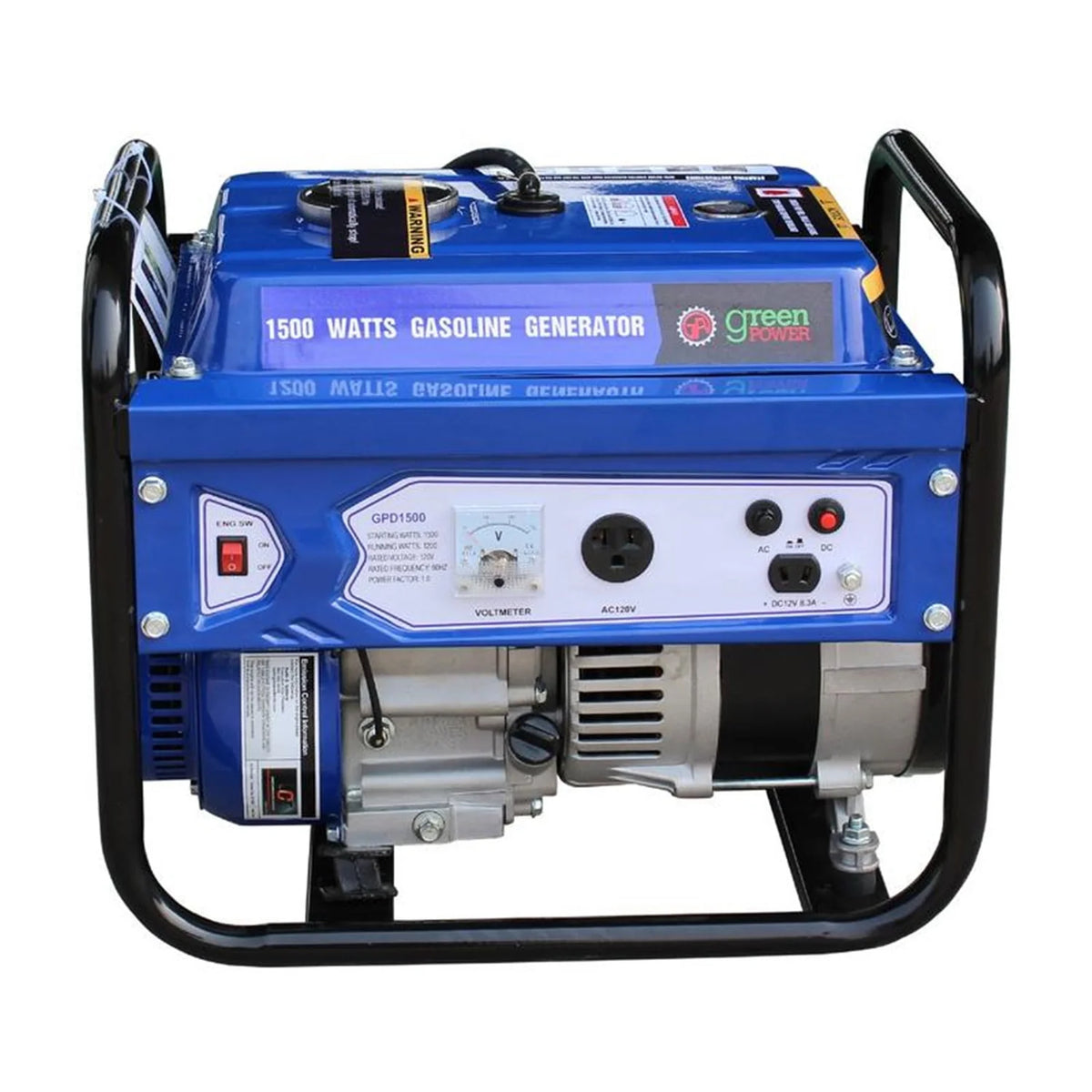 1500 Watts Portable Gasoline Generator with 99cc 3HP OHV Engine P685937