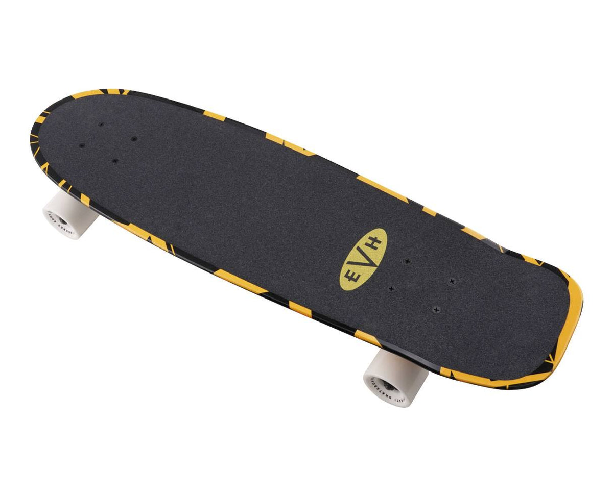 Black with Yellow Stripes Skateboard E7781