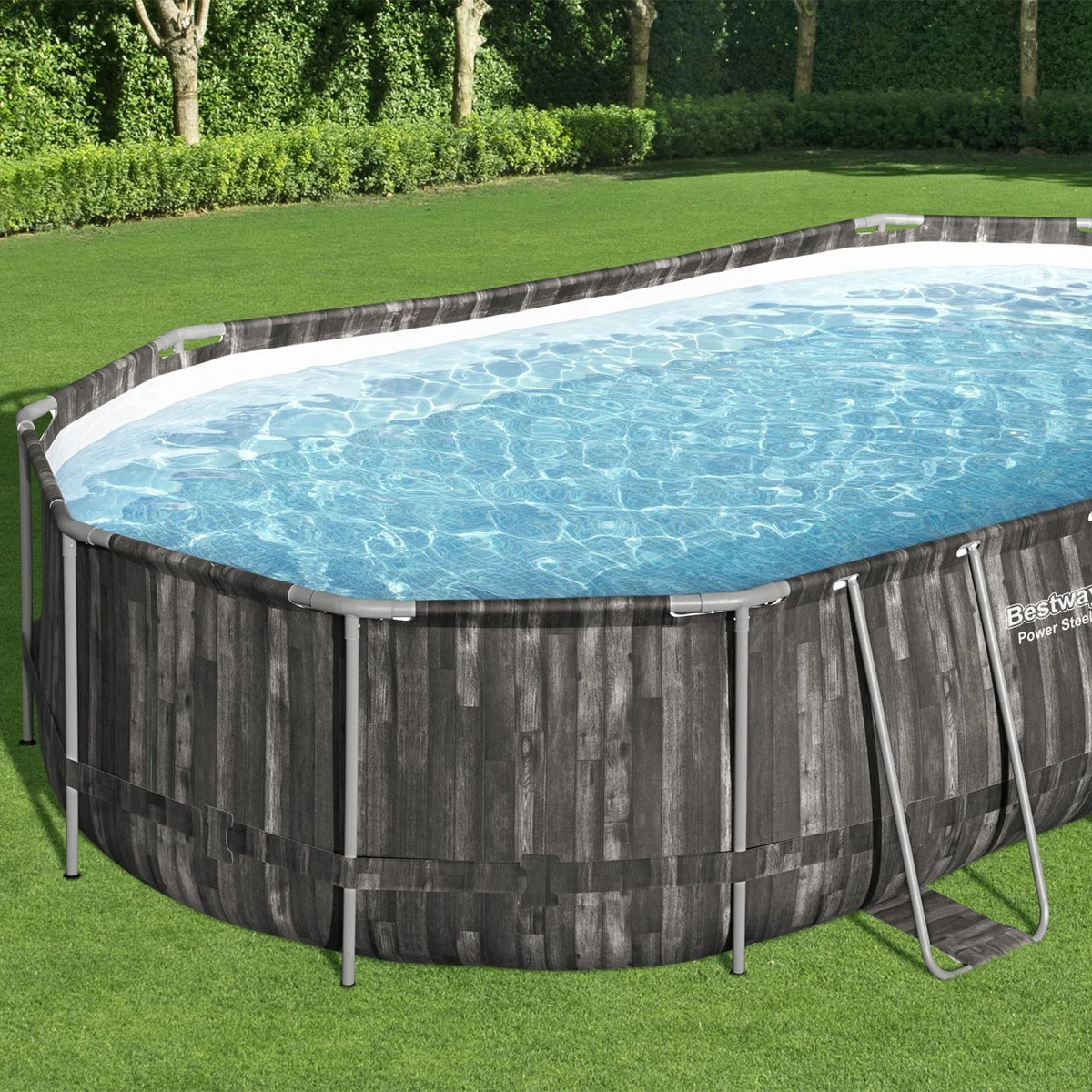 20' x 12' x 48 Oval Above Ground Swimming Pool Set P910319