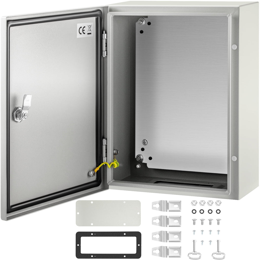 Steel Electrical Enclosure Box 16"x 12"x 6" IP65 K828351
