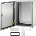 Steel Electrical Enclosure Box 16"x 12"x 6" IP65 K828351