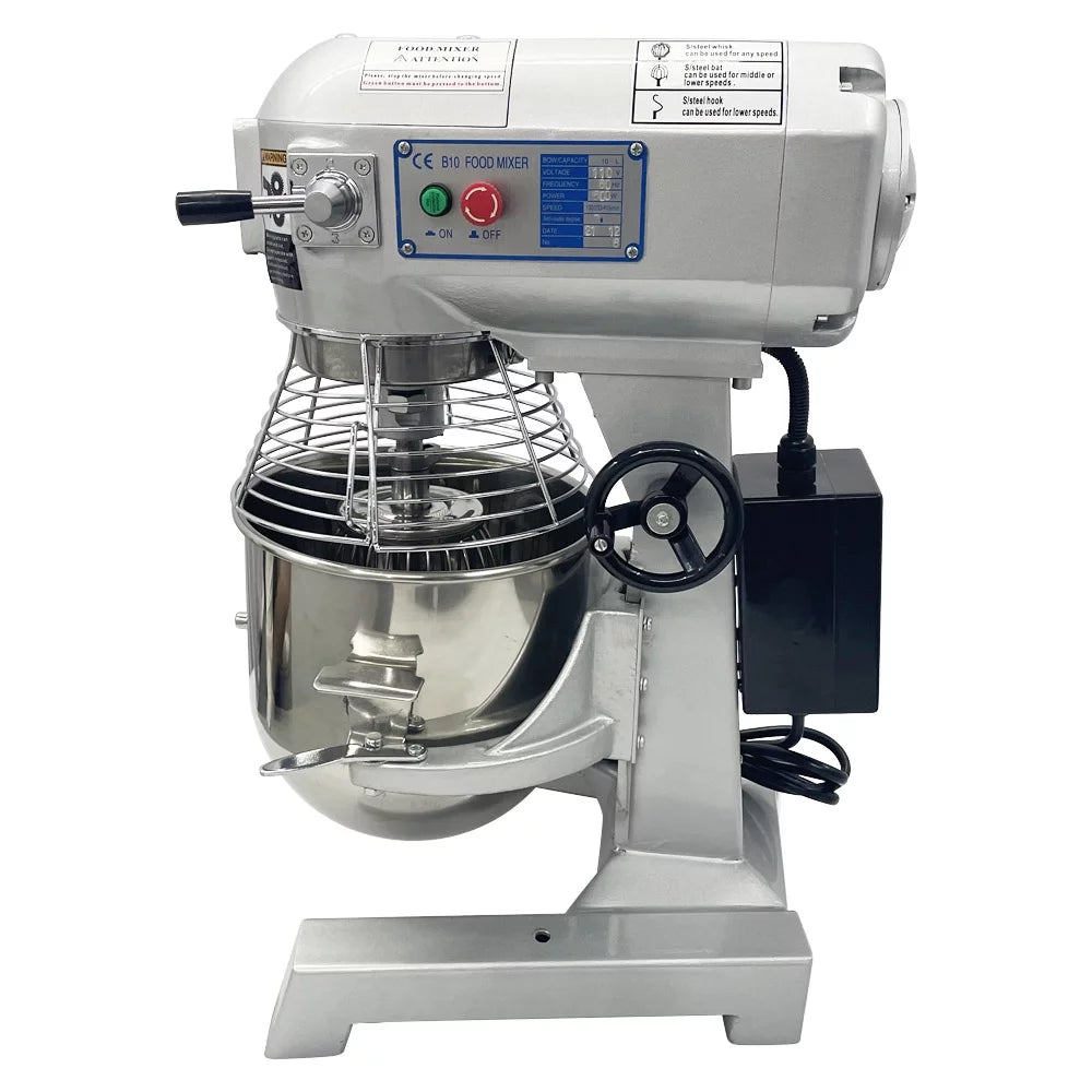Commercial Dough Mixer 11Qt 3 Speed Stainless Steel Z676