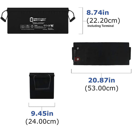 12v 200ah Deep Cycle Battery 2 Pack G915305
