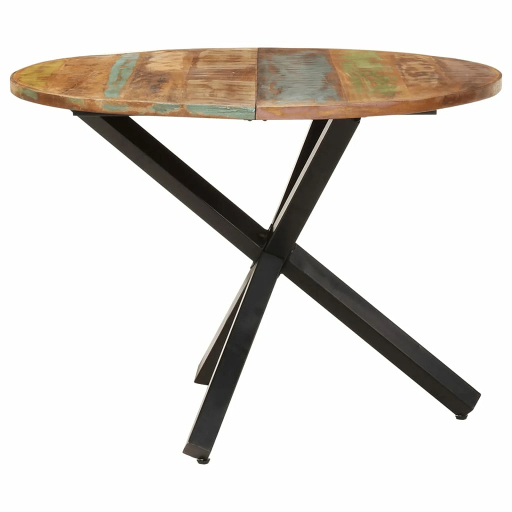 Round Solid Reclaimed Wood Dining Table S926