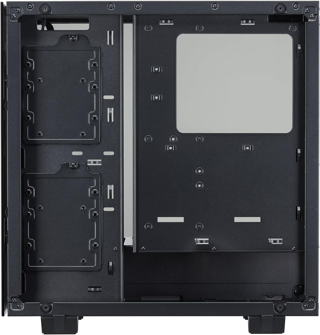 ATX Mid Tower PC Gaming Case with Tempered Glass Panels N707