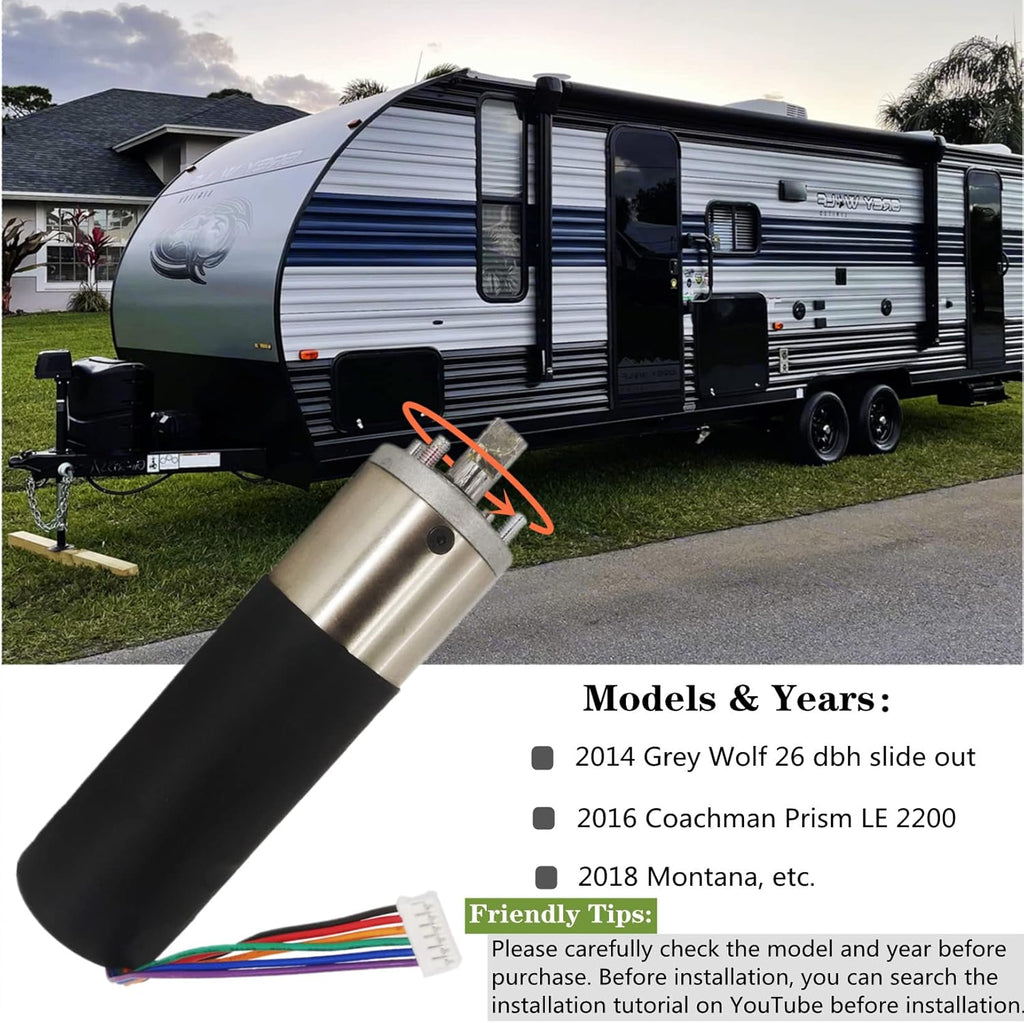 RV in-Wall Slide Out Motor 300:1 Gear Ratio X558460