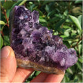 Rough Amethyst Quartz Crystal Cluster Specimen 140-150g L6087