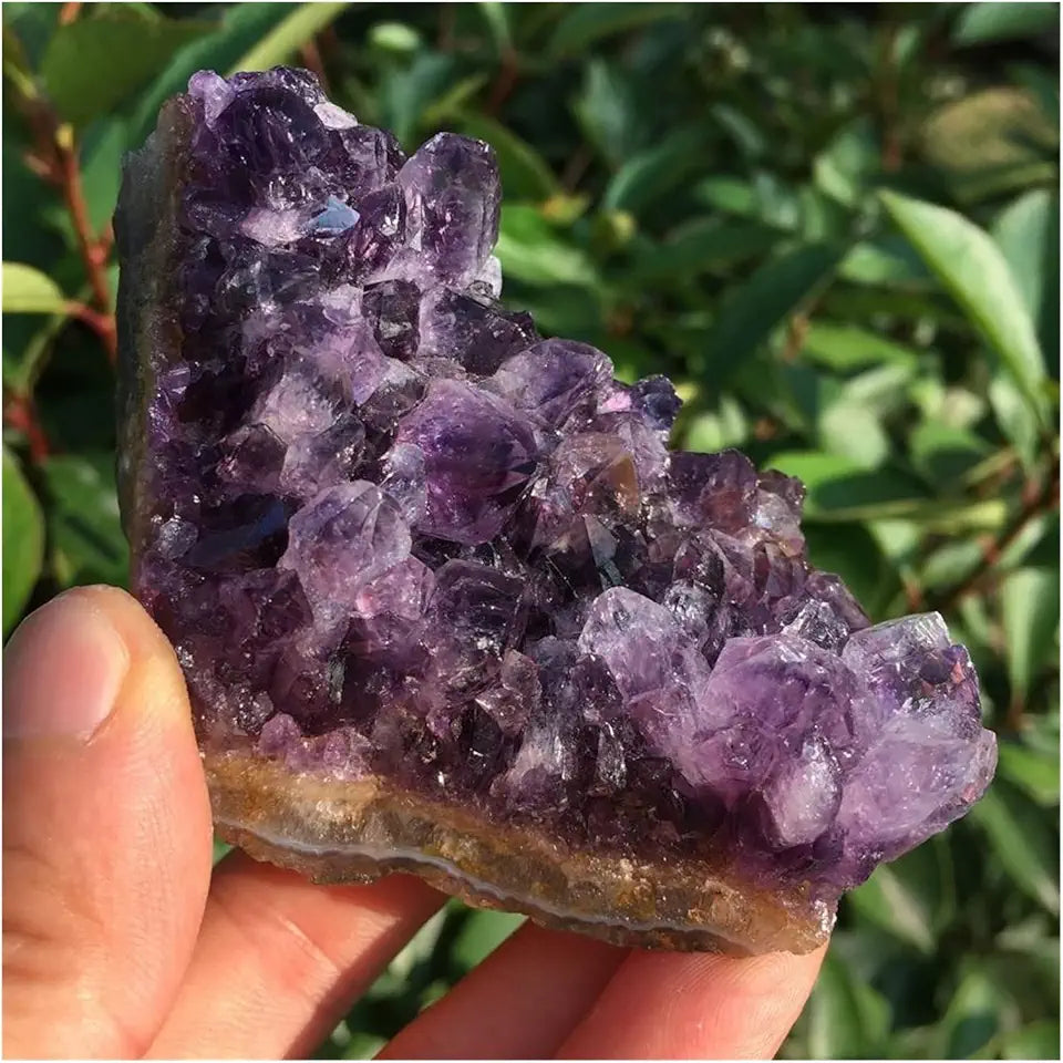Rough Amethyst Quartz Crystal Cluster Specimen 140-150g L6087