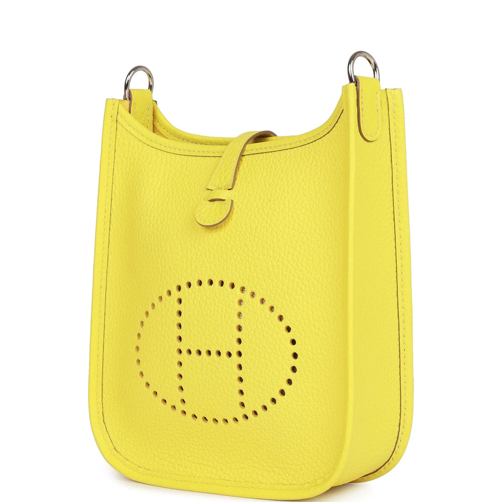 Lime Clemence Palladium Hardware Bag O211