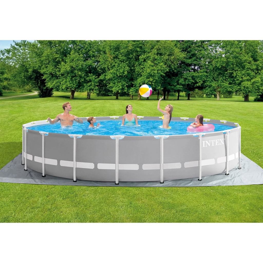 20ft x 52in Above Ground Pool, Lounger Float 2 Pack & Cooler I19018