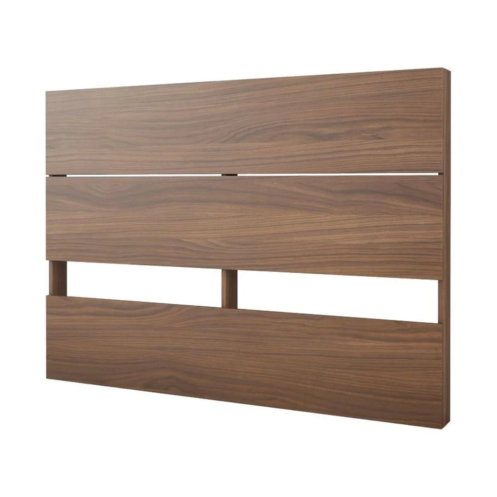 4 Piece Full Size White and Walnut Bedroom Set N702