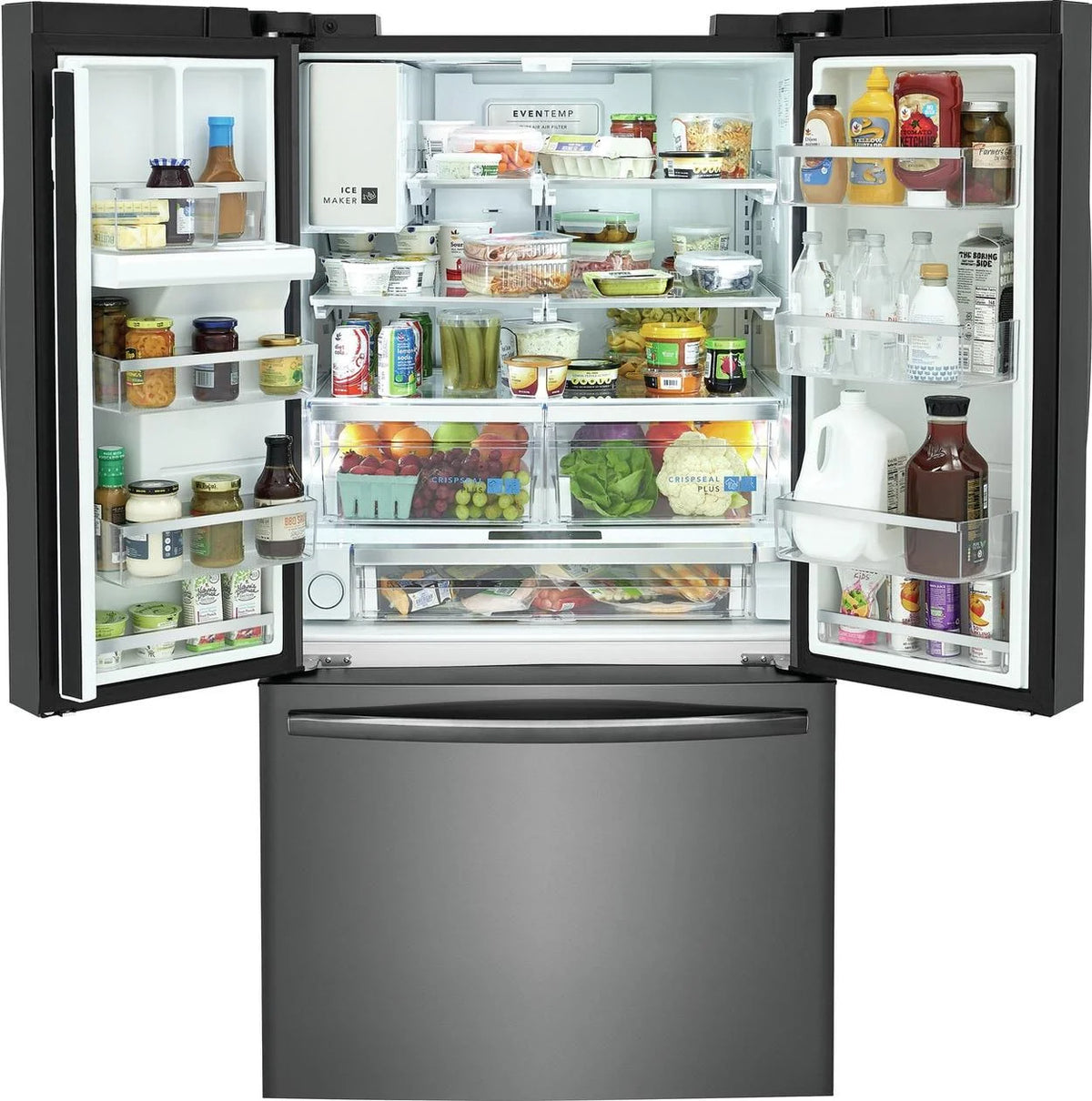 27.8 Cu. Ft. Black Stainless French Door Refrigerator L710569