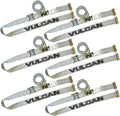 Logistic Strap for E Track, Cam Buckle - 16 Foot, 6 Pack - Gray J837
