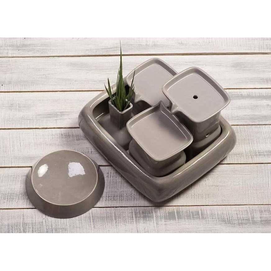Ceramic Cat Water Fountain U8074
