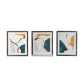Abstract Framed Wall Arts 22" x 26" 2ct J68662
