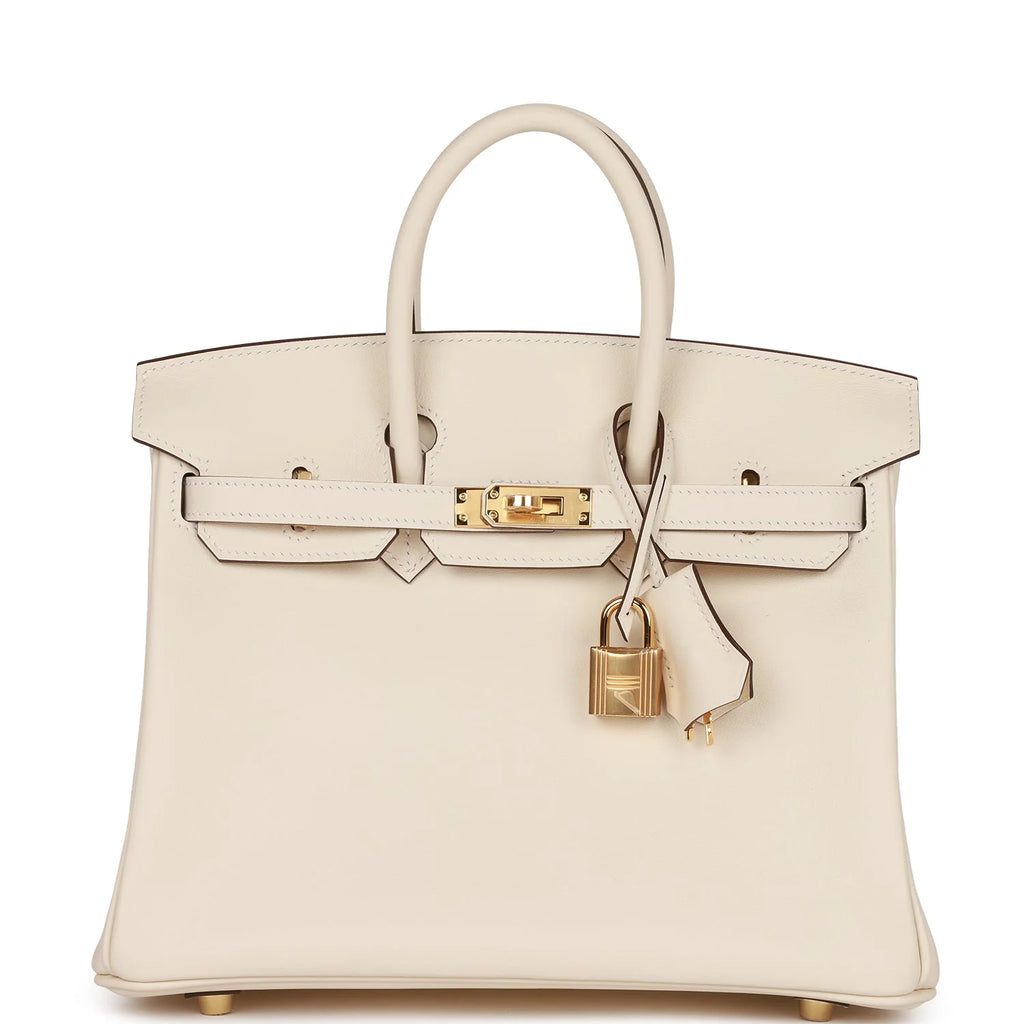 Birkin 25 Nata Swift Gold Hardware M544