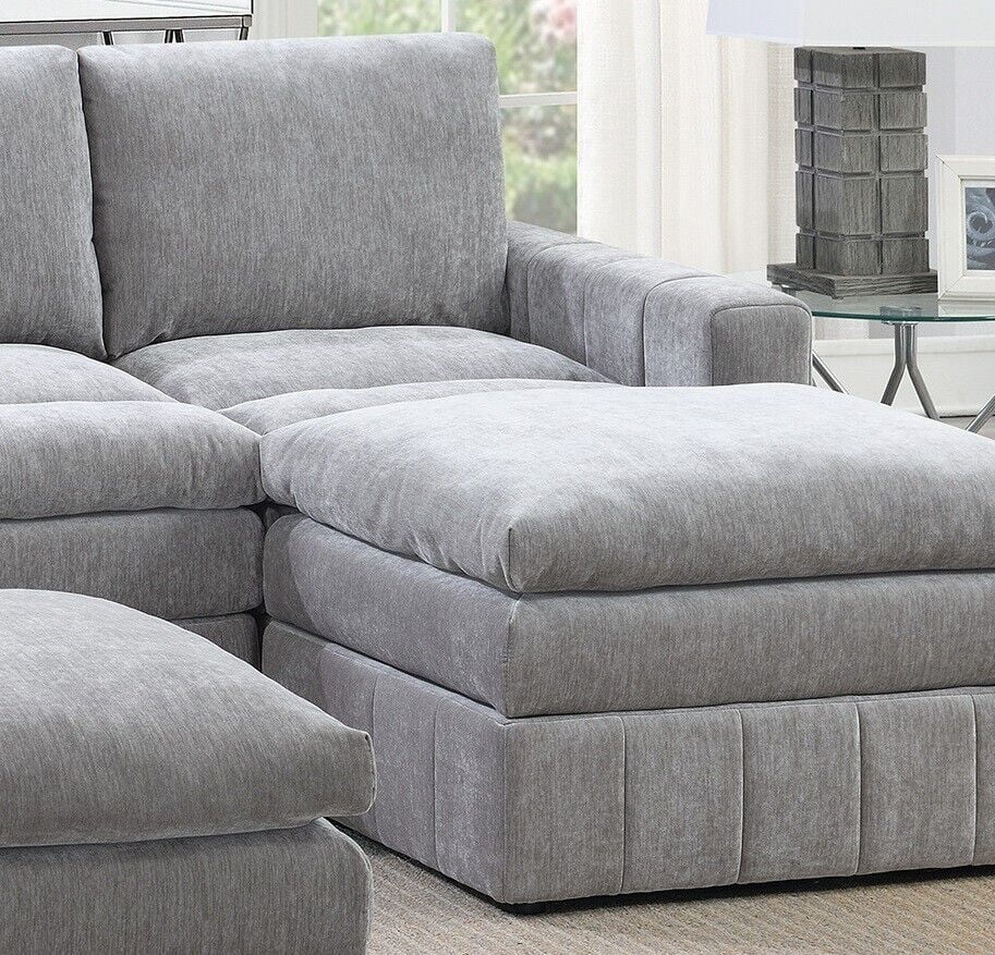 Plush Cushion 5pc Modular Sectional Set X148897