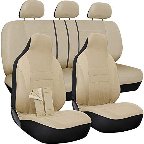 Poly Cloth Car Seat Cover 10 pc Set R7450