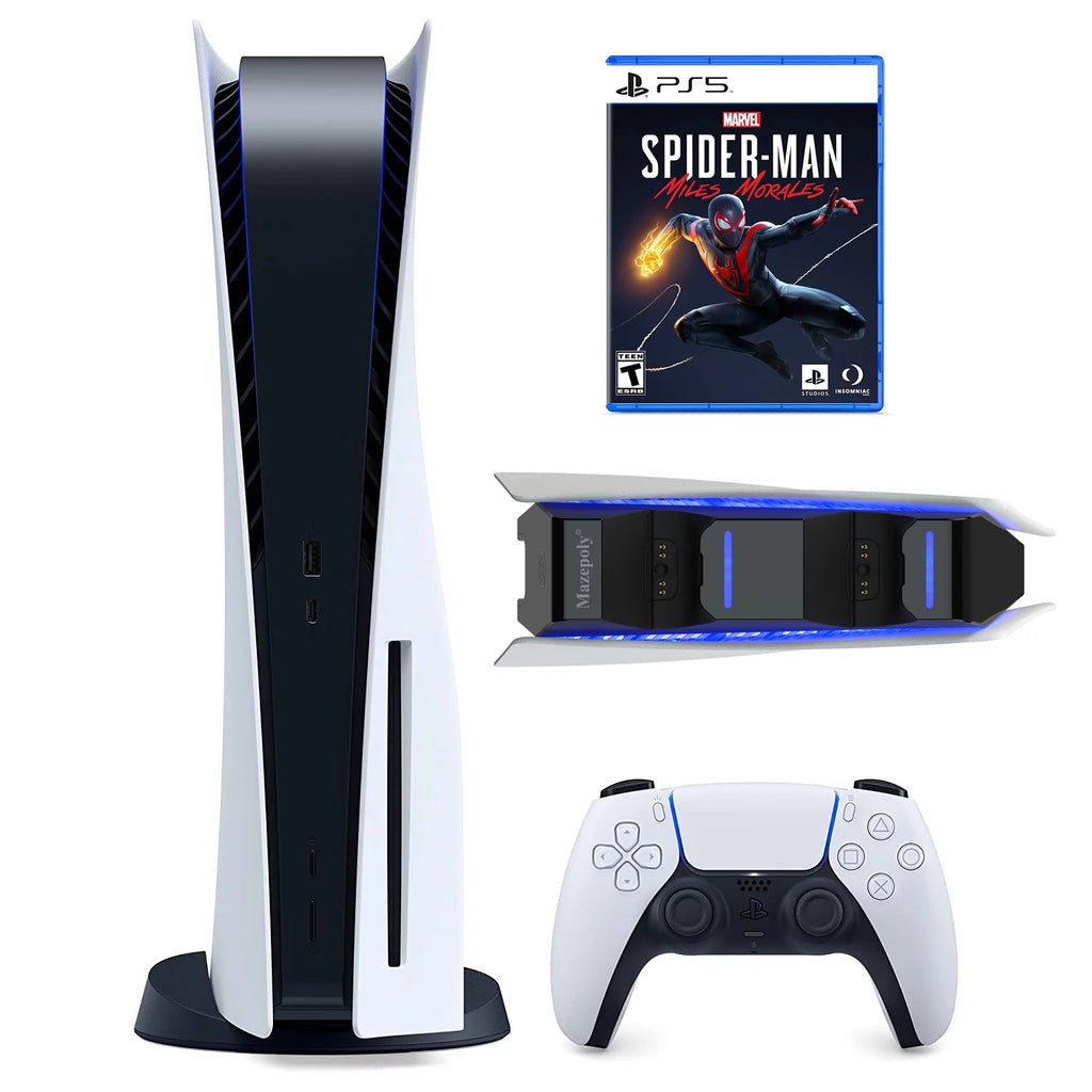 825GB Disc Console with Wireless Controller and Dual Charger Dock W13180