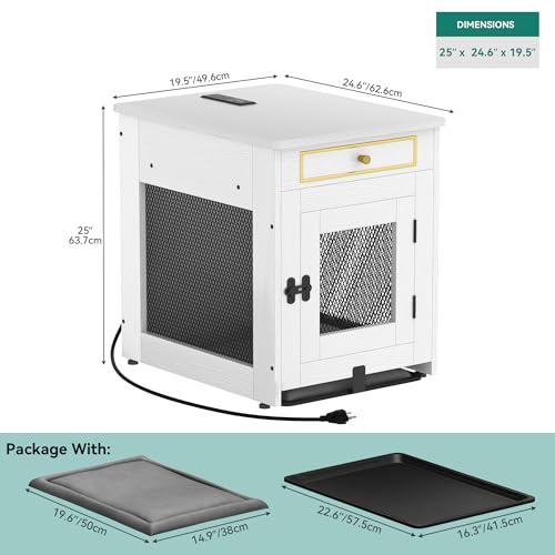 Black Dog Crate Furniture with Cushion Tray R3025