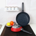 Red 9.5 Inch Non-Stick Frying Pans K284116