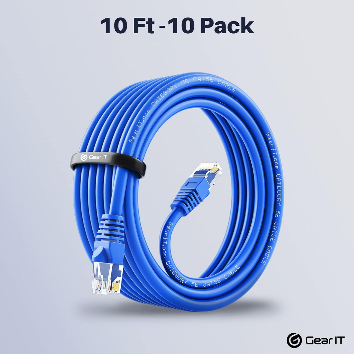 Cat5e Ethernet Patch Cable 3 Feet Blue P463