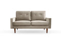 Velvet Sofa with Wood Legs I48060