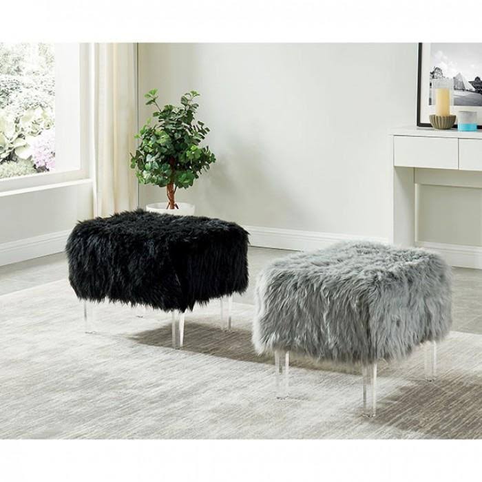 Black Ottoman H11799