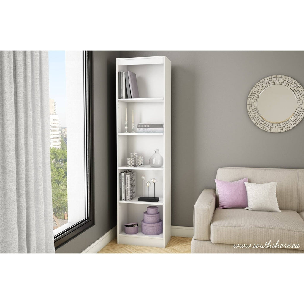 5-Shelf Narrow Bookcase G1401