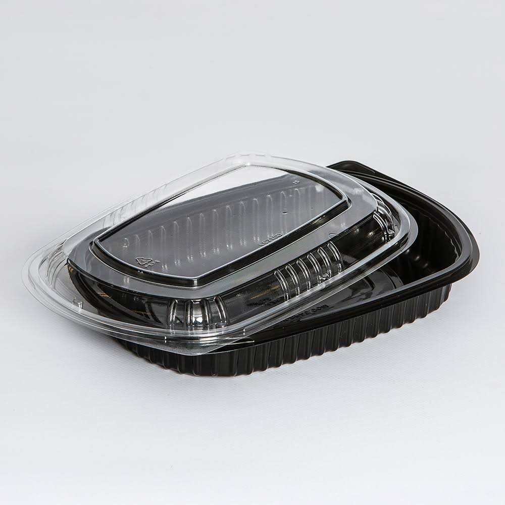 Black 32 oz Polypropylene Food Container X891