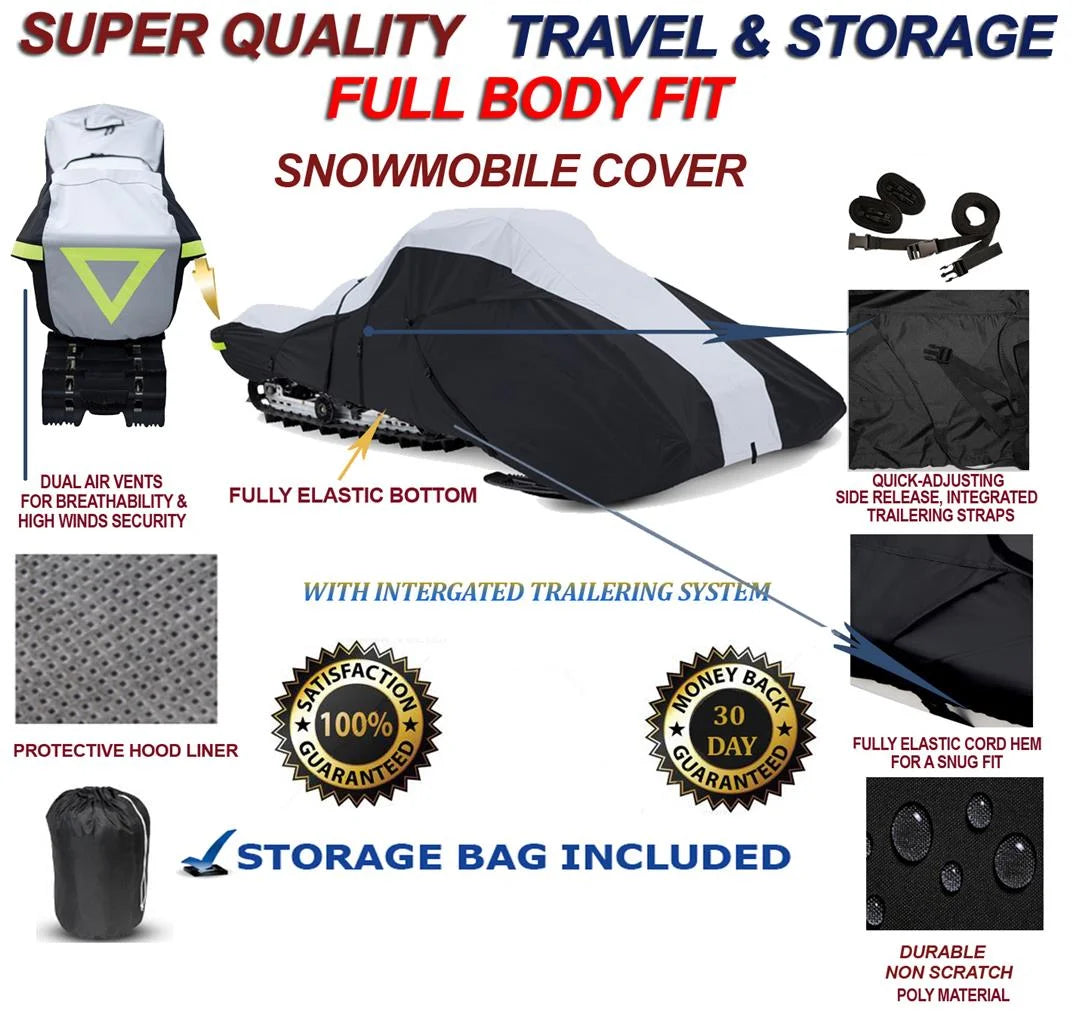 600 Denier Snowmobile Travel and Storage Cover Z454