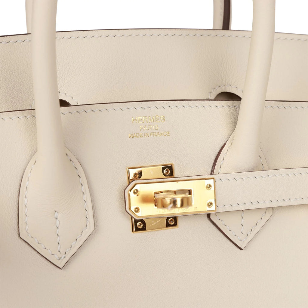 Birkin 25 Nata Swift Gold Hardware M544