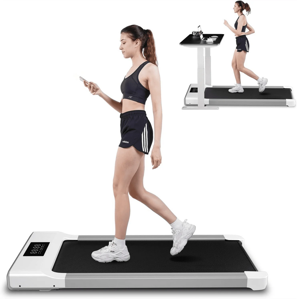 300lb 2.5HP Under Desk Treadmill with LED Display J3795
