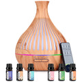 500ML Ultrasonic Diffuser with Remote Control & Timer W677217