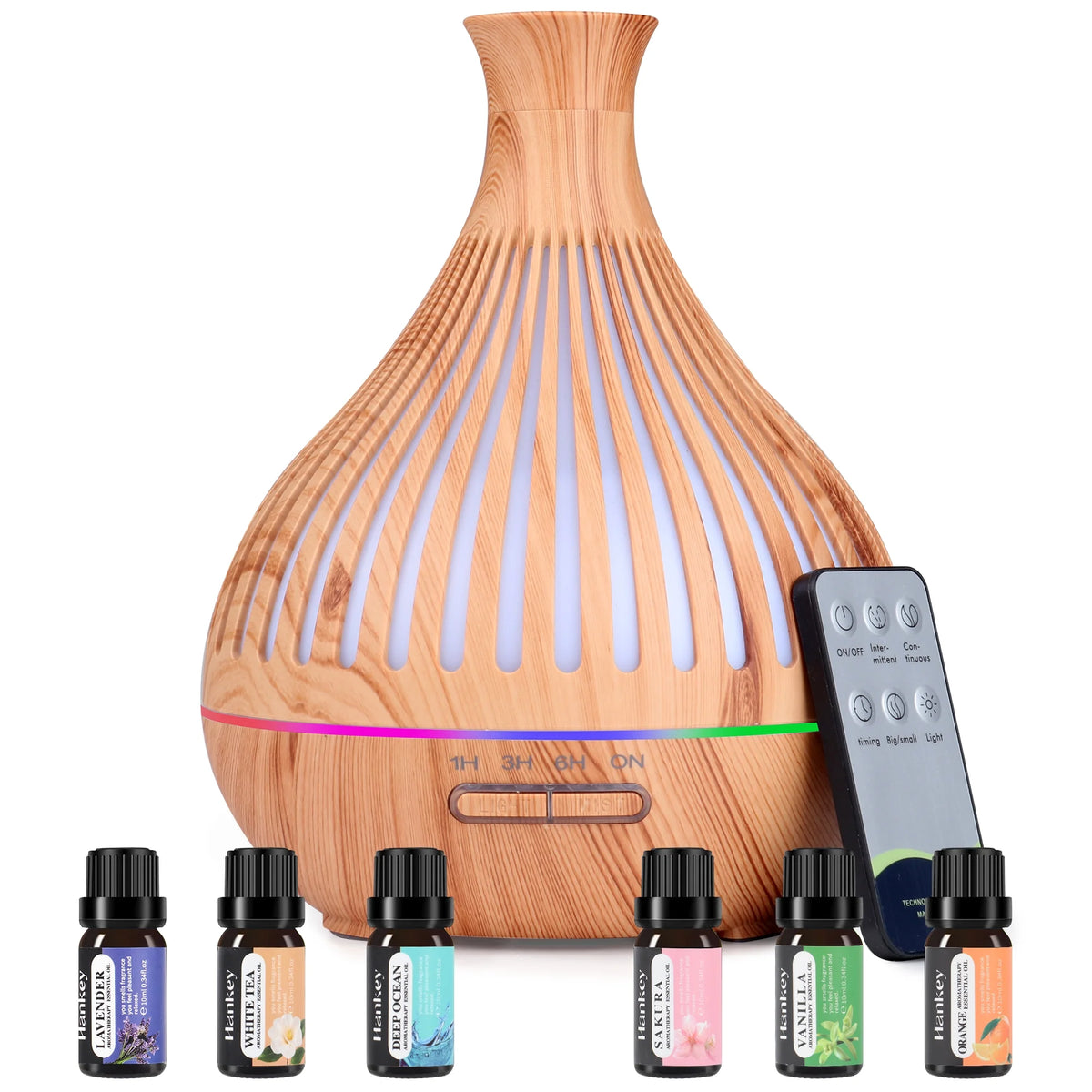 500ML Ultrasonic Diffuser with Remote Control & Timer W677217