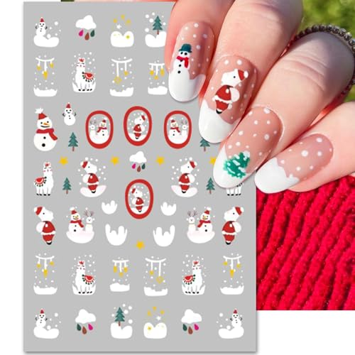 Varied Holiday Nail Art Stickers R4298