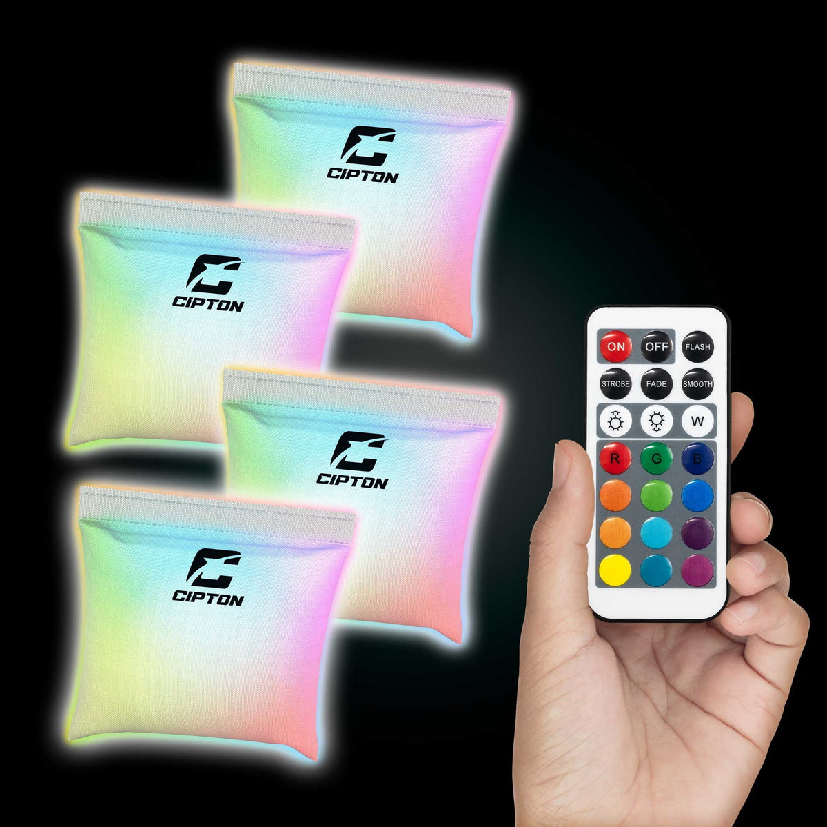Light Up Cornhole Bags 4 Pack G57672