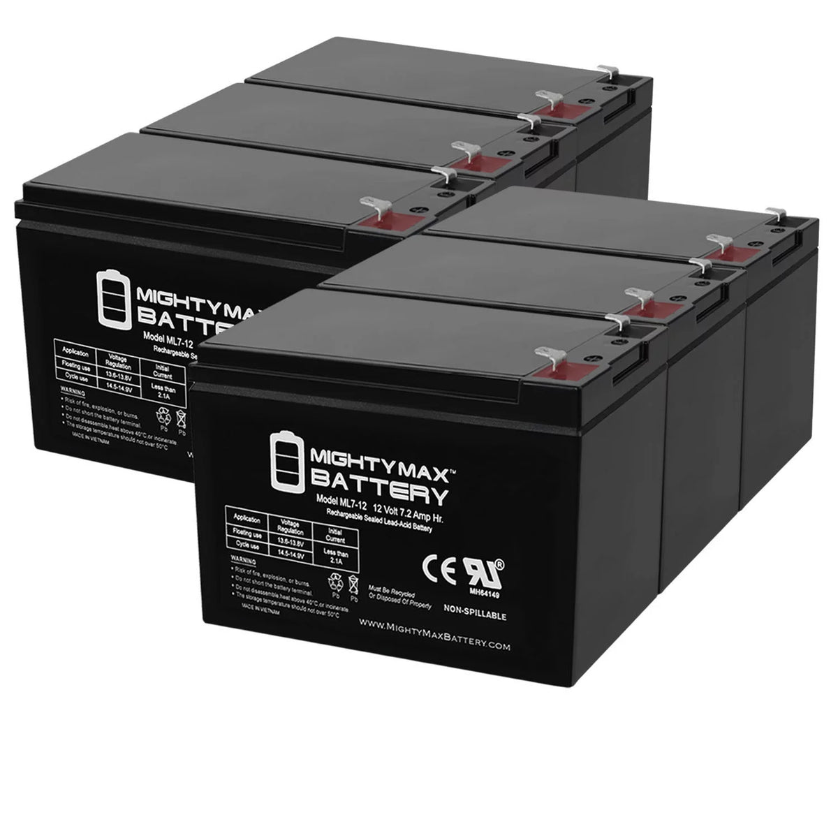 12V 7Ah Battery X584