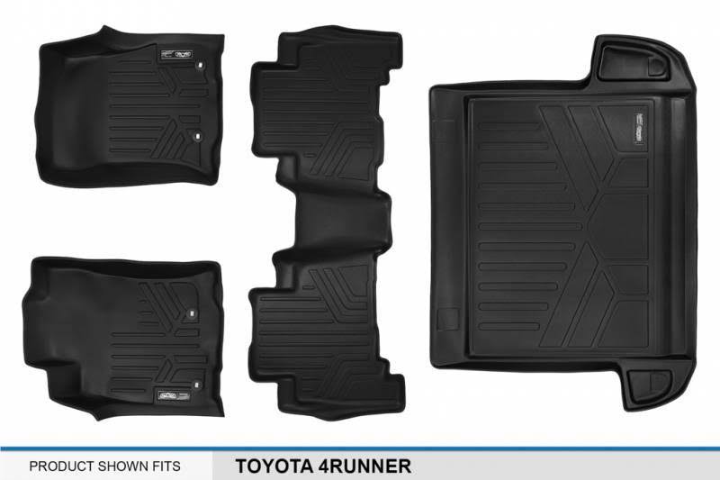 2013-2018 Toyota 4Runner Black Floor Mats and Cargo Liner Set F64153