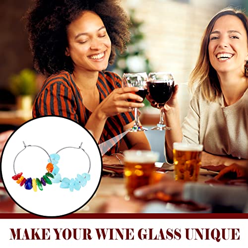 24 Pcs Wine Glass Charms W856
