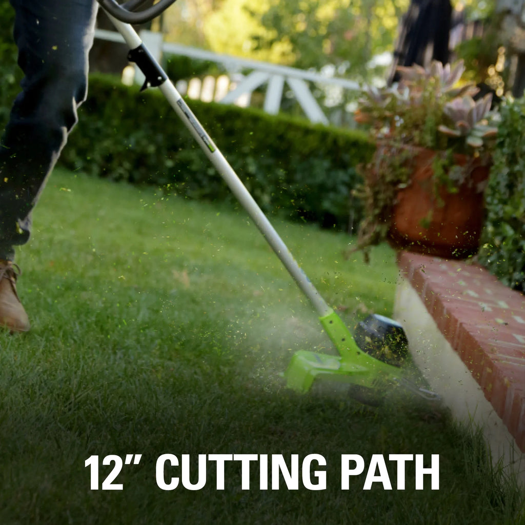 40V 12 String Trimmer with Battery & Charger W825