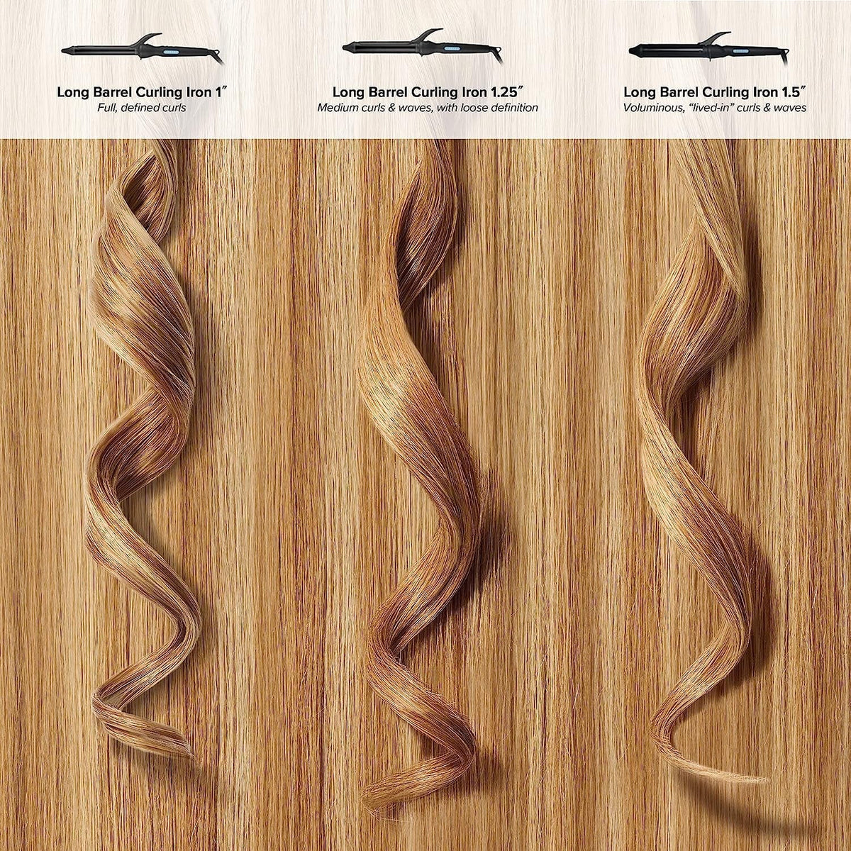 Long Barrel Curling Iron 1.25 Y9941