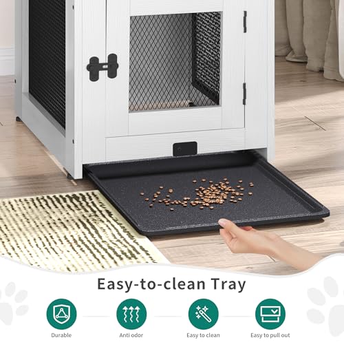 Black Dog Crate Furniture with Cushion Tray R3025