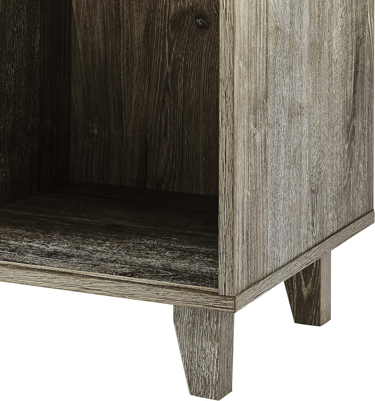 2-Tier Sliding Barn Door Sideboard Cabinet O114