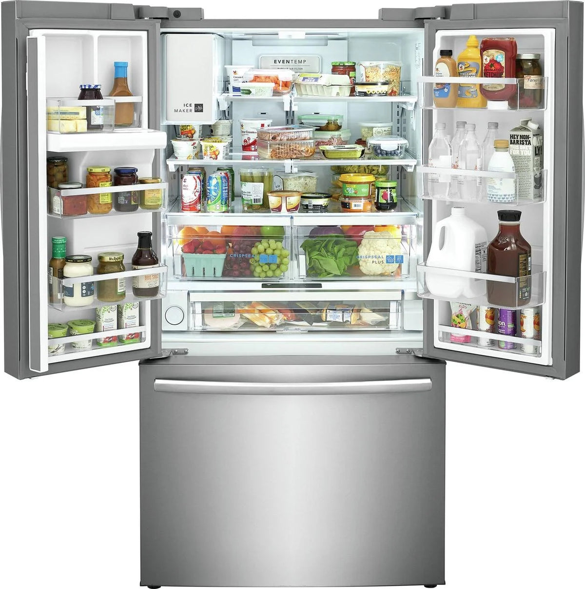 27.8 Cu. Ft. Black Stainless French Door Refrigerator L710569