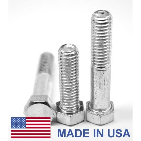 7/8 inch-9 x 3 inch Grade 5 Hex Cap Screw Medium Carbon Steel Zinc Plated Y7580