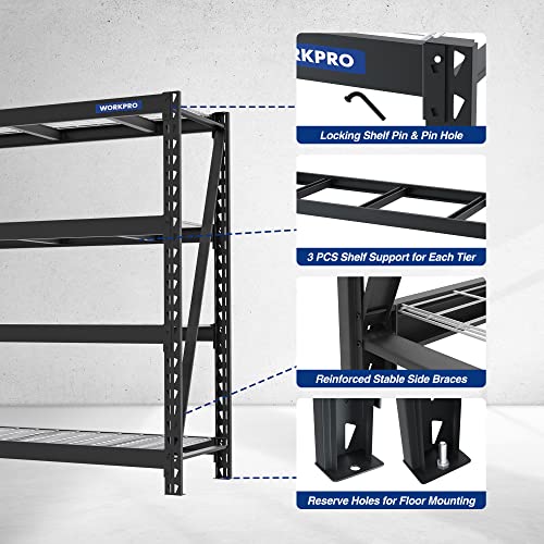 5-Tier Heavy Duty Adjustable Metal Shelving Unit R115720