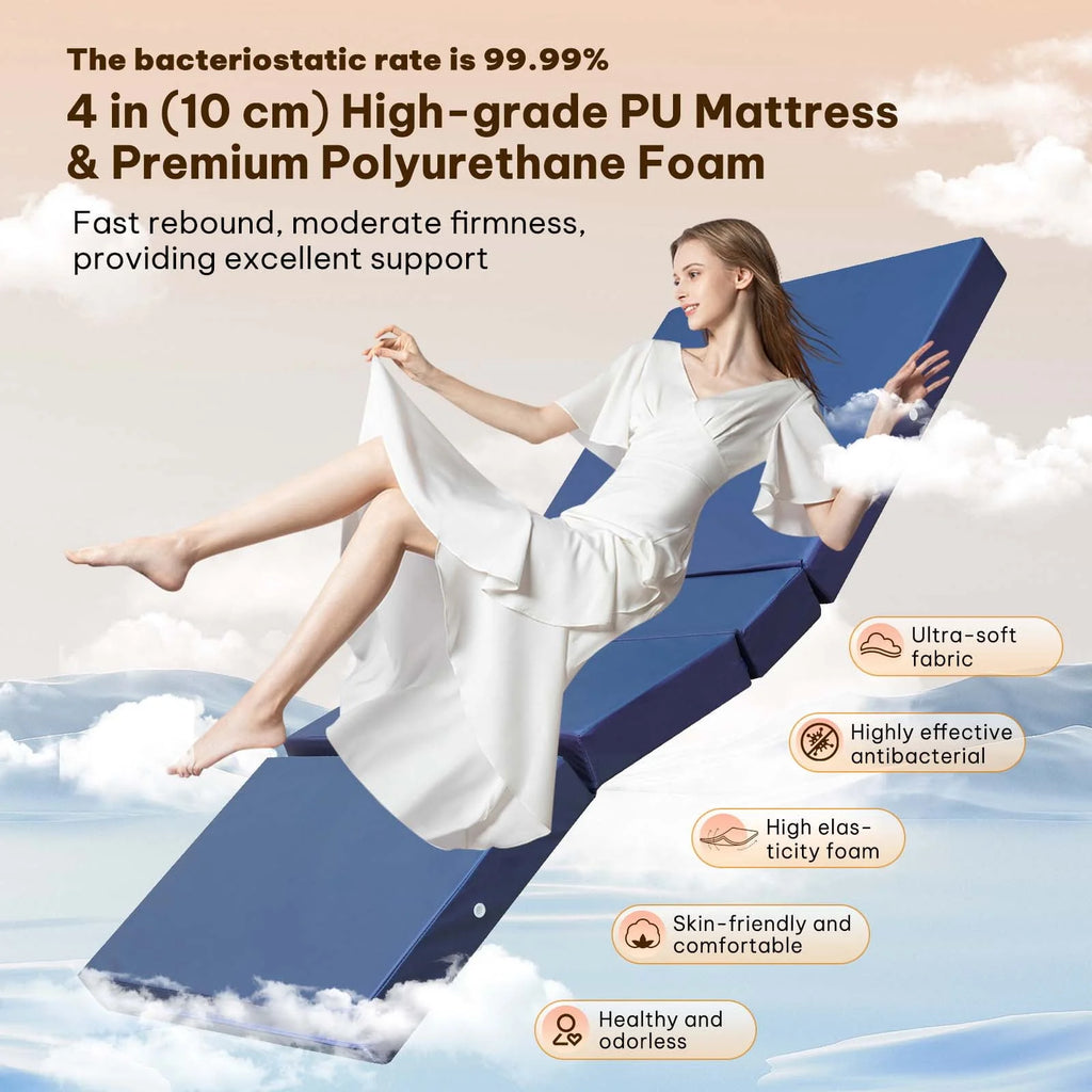 Full Electric Hospital Bed with 4 Function Mattress and Remote Control A142348