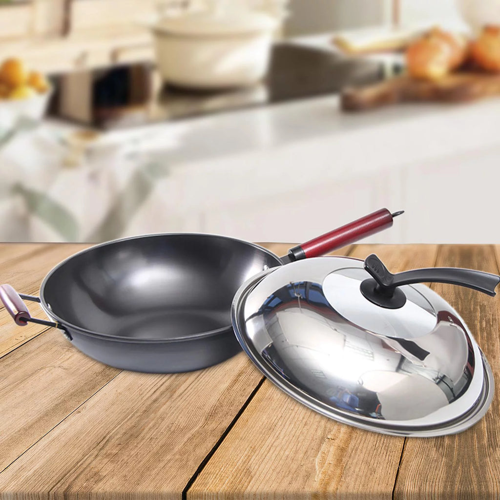 Coated Wok with Lid 30cm E47732