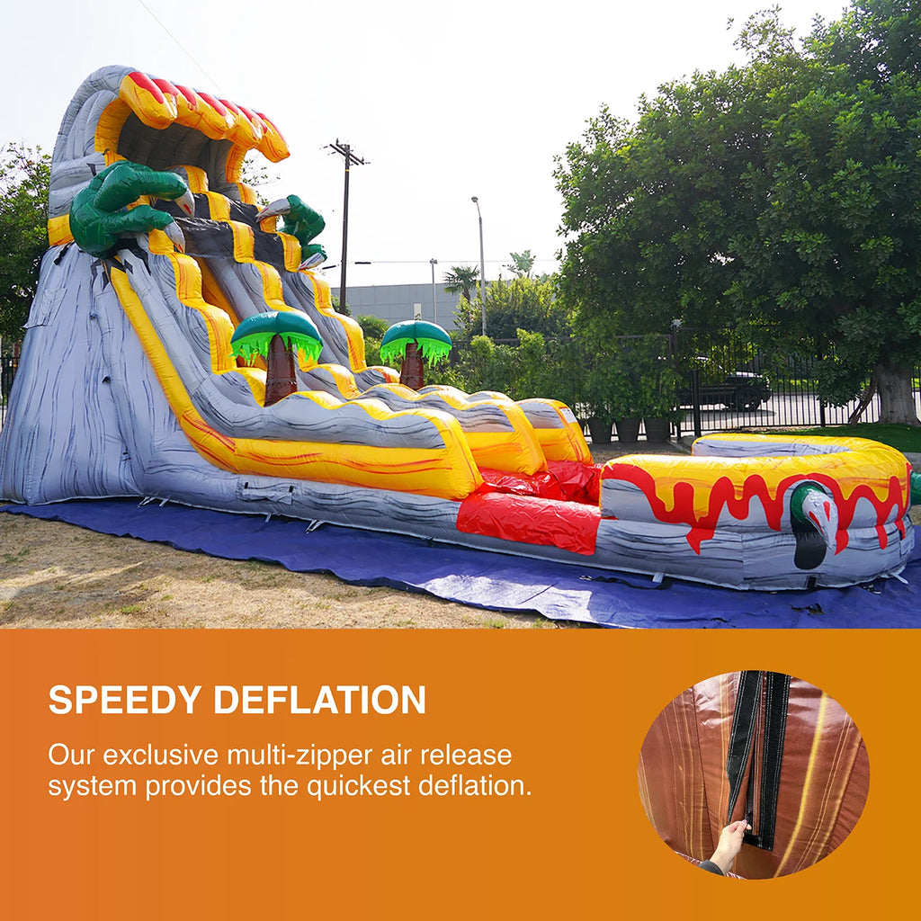 Commercial Grade Water Slide with Pool U4360